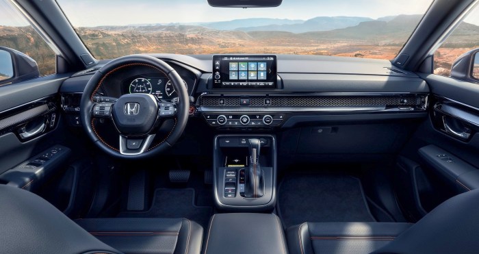 2024 honda crv hybrid interior
